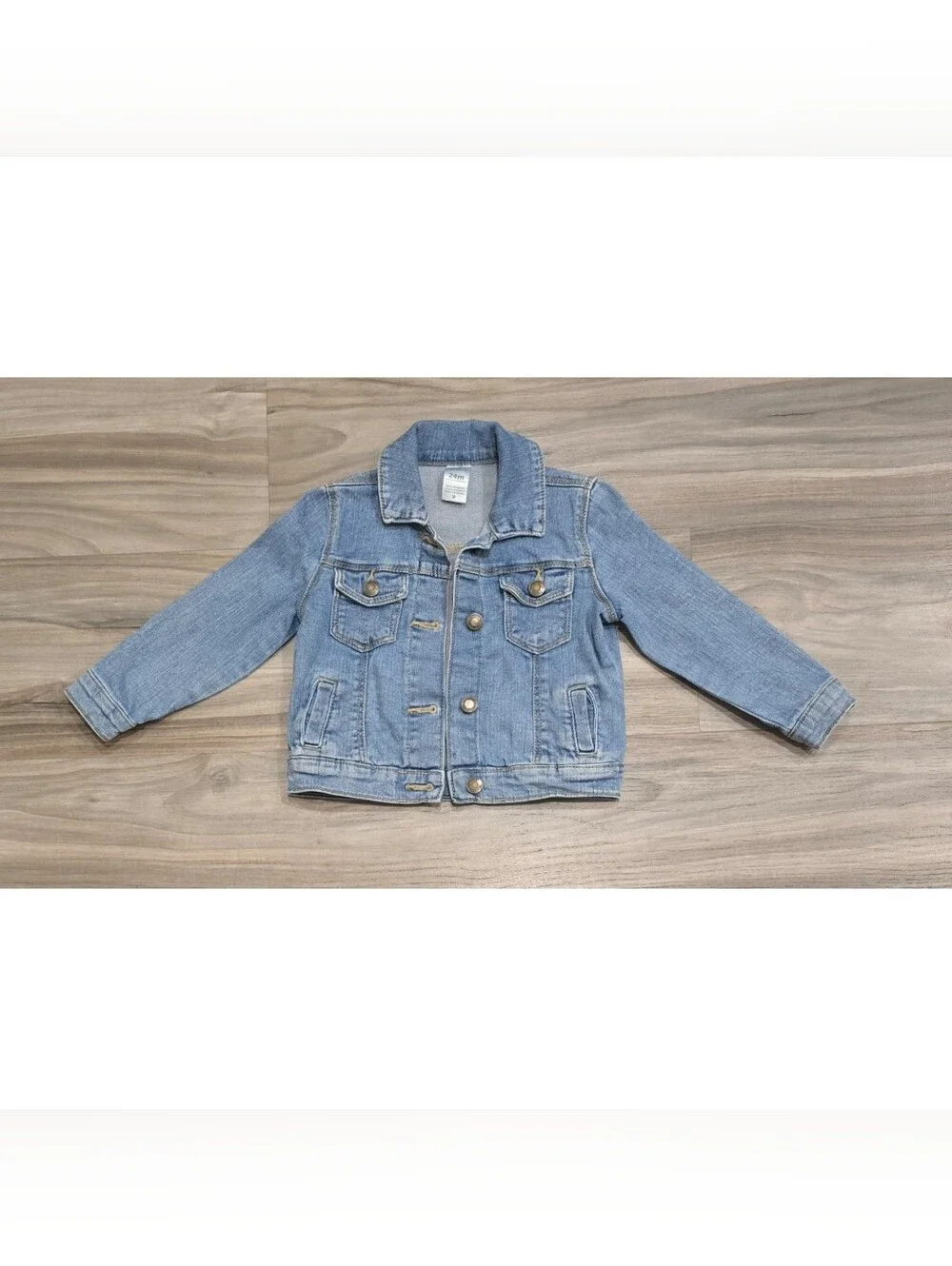 Carter’s Denim Jacket Girls 24 Months Light Wash Stretch Jean Jacket